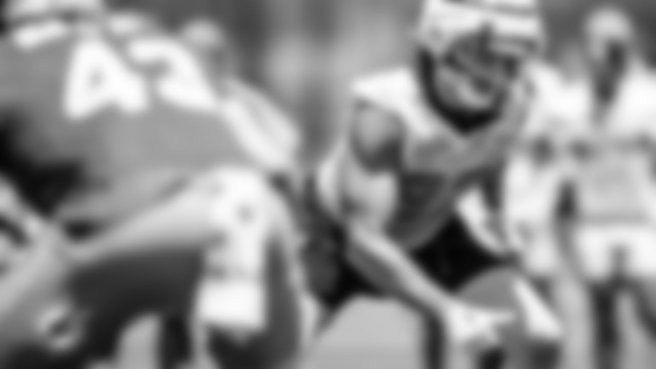 ÅÝܽÊÓÆµ Dolphins tight end Eric Saubert (82) in action during the NFL team's training camp, Sunday, Jul. 30, 2023, in ÅÝܽÊÓÆµ Gardens, Fla. (Peter McMahon/ÅÝܽÊÓÆµ Dolphins)
