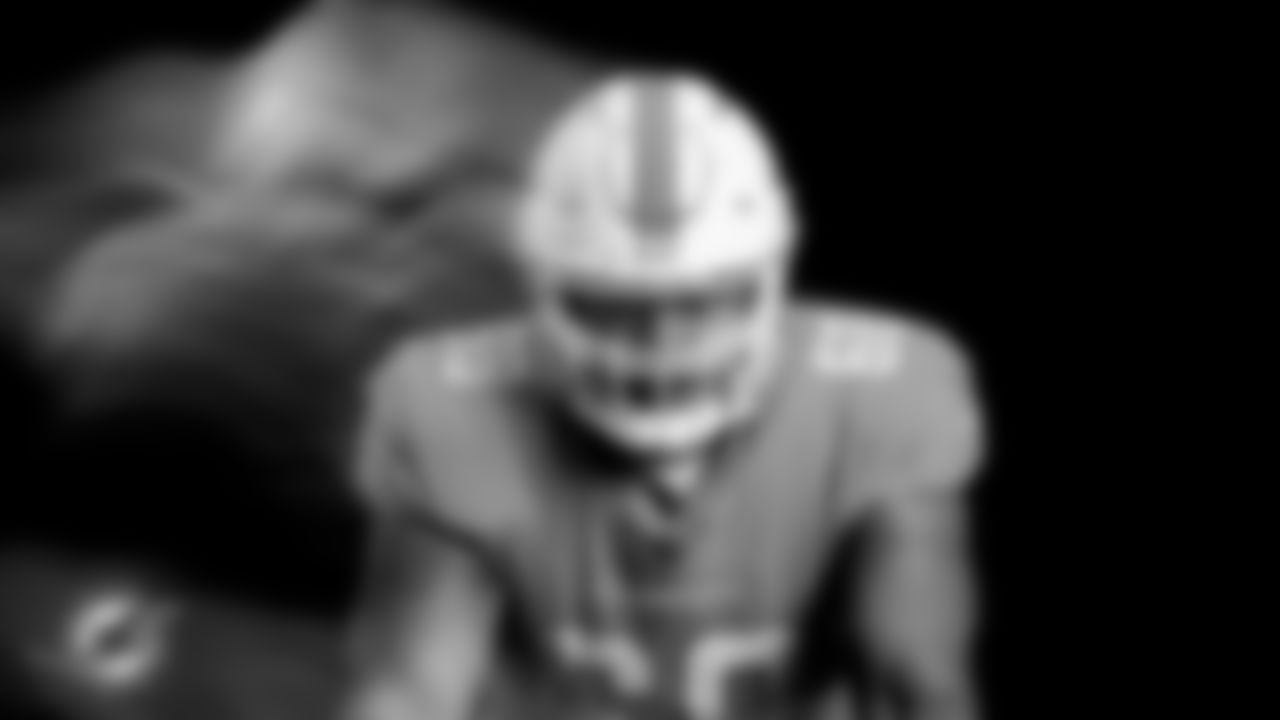 ÅÝܽÊÓÆµ Dolphins guard/tackle Robert Hunt (68) poses during media day on Monday, June 5, 2023 in ÅÝܽÊÓÆµ Gardens, Fla. (Peter McMahon/ÅÝܽÊÓÆµ Dolphins)