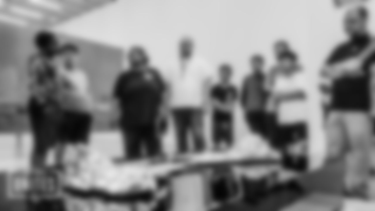 The Football United Captains Program visit The PAMM Perez Art Museum at Biscayne Blvd ÅÝܽÊÓÆµ, Florida on November 11, 2019. (Jose A Pineiro/M