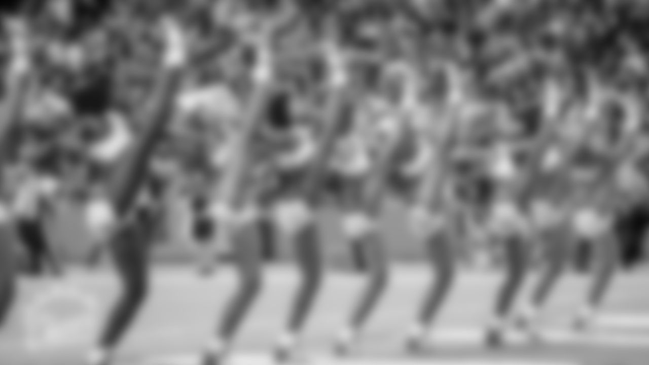 Cheer during a Week 10 NFL football game against the Baltimore Ravens Sunday, Nov. 11, 2021 in Miami Gardens, Fla. (Mary Holt/Miami Dolphins via AP)