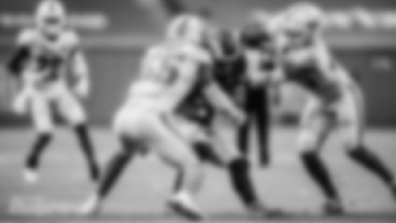 Linebacker Jerome Baker (55) during a Week 8 NFL Football game against the Los Angeles Rams at Hard Rock Stadium in Miami Gardens, FL on November 1st, 2020. (Miami Dolphins)