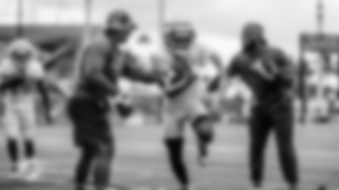 ÅÝܽÊÓÆµ Dolphins player performs a drill during the NFL team's training camp, Tuesday, Aug. 1, 2023, in ÅÝܽÊÓÆµ Gardens, Fla. (Brennan Asplen/ÅÝܽÊÓÆµ Dolphins)