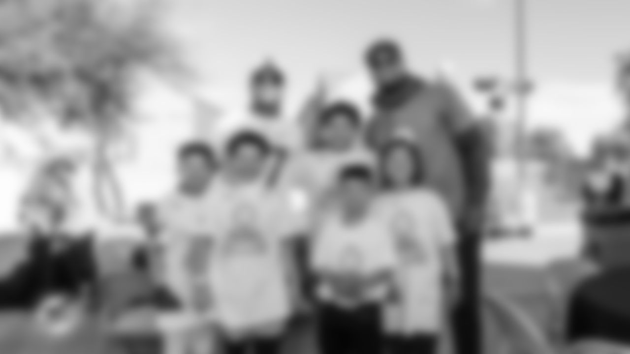 Miami Dolphins linebacker Bradley Chubb (2) during the Pro Bowl community event at the Boys and Girls clubs of Southern Nevada on February 3rd, 2023 (Brennan Asplen/Miami Dolphins)