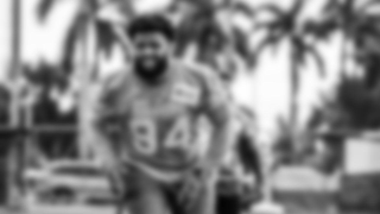 XX during workouts at the Training Facility in Davie, FL on Monday August 3rd, 2020. (Peter McMahon/Miami Dolphins)