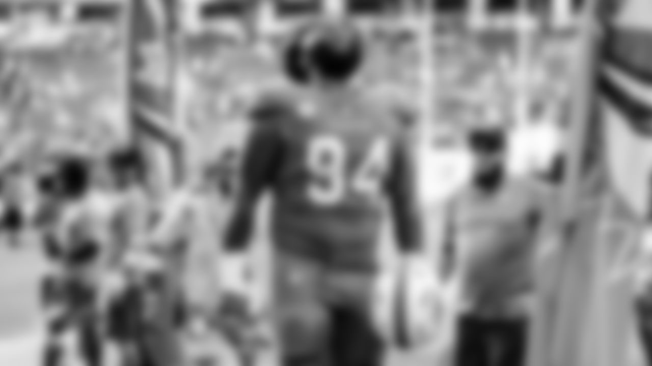 Miami Dolphins defensive tackle Christian Wilkins (94) celebrates after an NFL football game against the New York Jets Sunday, Jan. 8th, 2023 in Miami Gardens, Fla. (Carlos Goldman/Miami Dolphins)