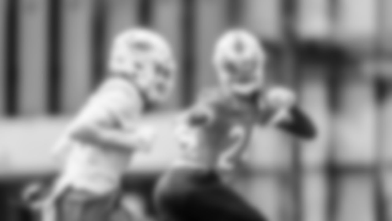 Miami Dolphins cornerback Cam Smith (24) in action during OTA's at the Baptist Health Training complex on Monday, May 22nd, 2023 in Miami Gardens, Fla. (Brennan Asplen/Miami Dolphins)