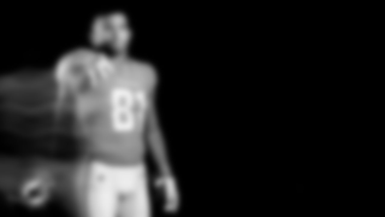 ÅÝܽÊÓÆµ Dolphins tight end Durham Smythe (81) poses during media day on Monday, June 5, 2023 in ÅÝܽÊÓÆµ Gardens, Fla. (Peter McMahon/ÅÝܽÊÓÆµ Dolphins)
