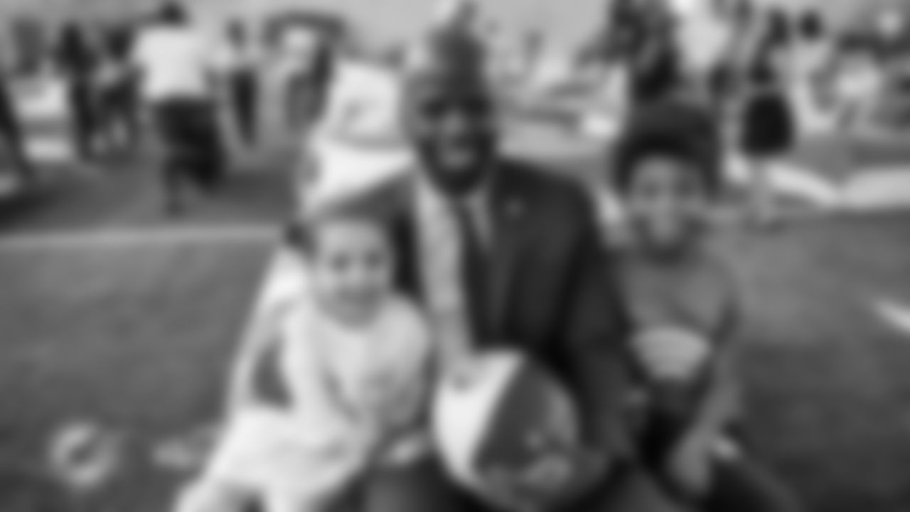 Dolphins SVP Jason Jenkins at Hope to Dream Sleepover