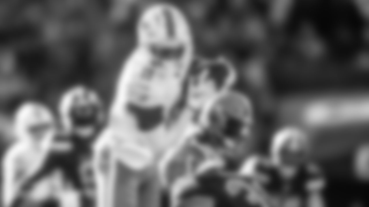 Wide Receiver DeVante Parker (11) makes a catch during an NFL week 12 football game against the Cleveland Browns at First Energy Stadium in Cleveland, Ohio on Sunday, November 24th, 2019. (Miami Dolphins)