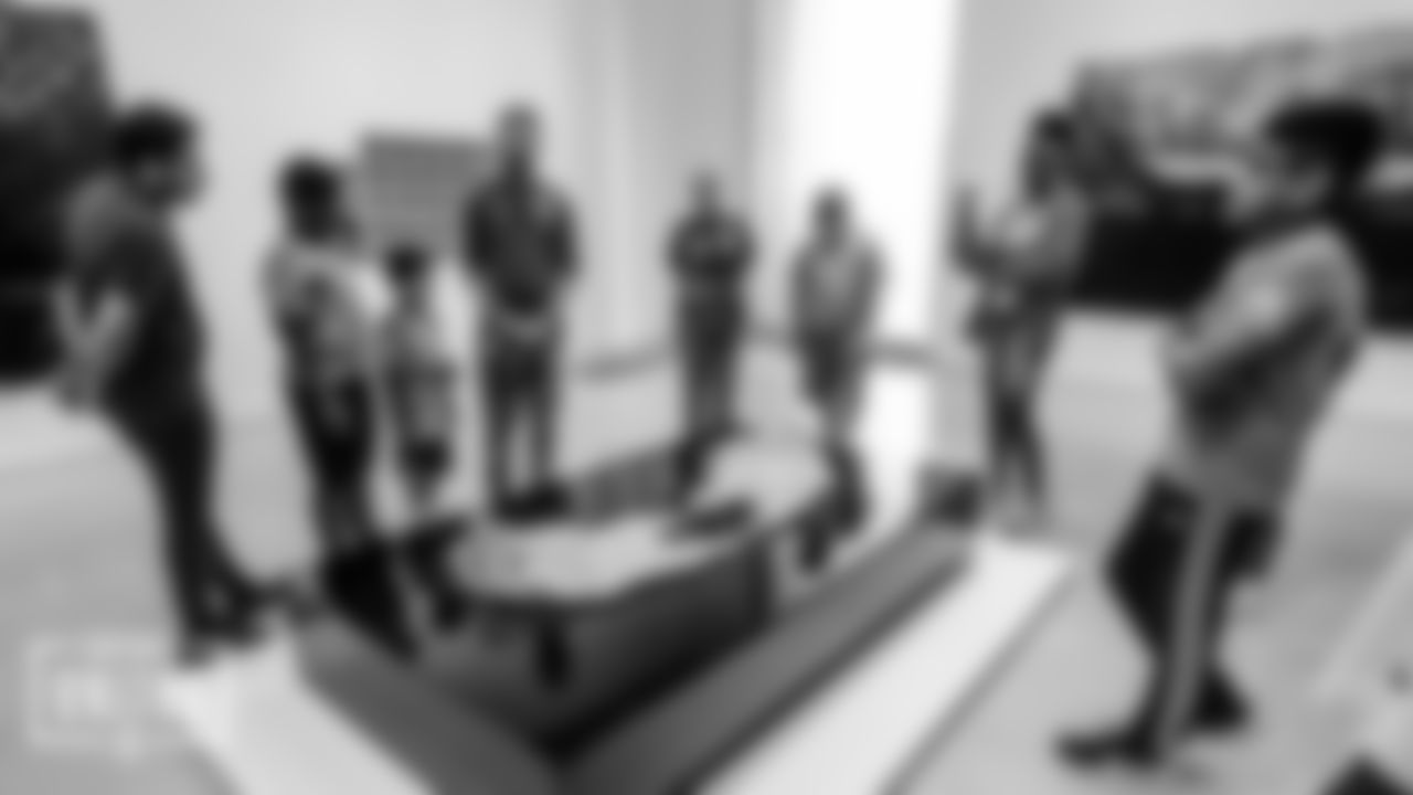 The Football United Captains Program visit The PAMM Perez Art Museum at Biscayne Blvd ÅÝܽÊÓÆµ, Florida on November 11, 2019. (Jose A Pineiro/M