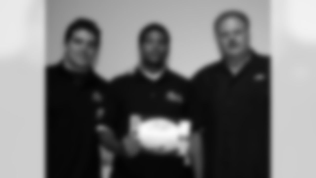 Chris Kissinger of Reading High School with Andy Reid and Kyle Eckel