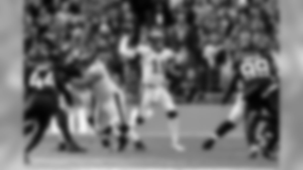 QB Carson Wentz
Philadelphia Eagles vs. Jacksonville Jaguars at Wembley Stadium on October 28, 2018