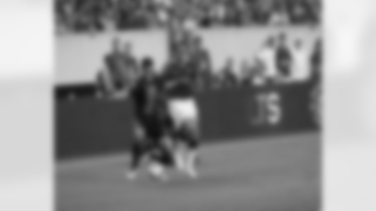 A member of the Philadelphia Union breaks free