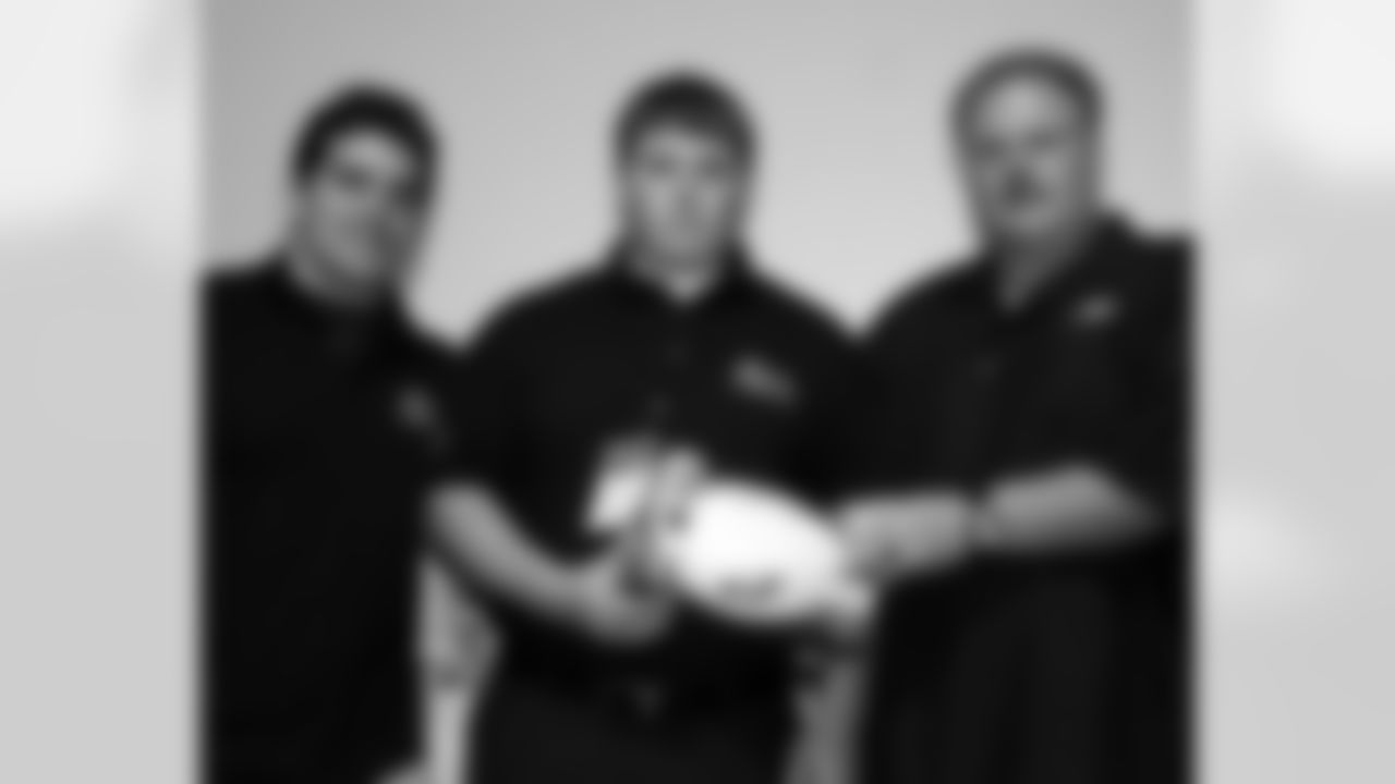Jake Zuzek of West Catholic High School with Andy Reid and Kyle Eckel