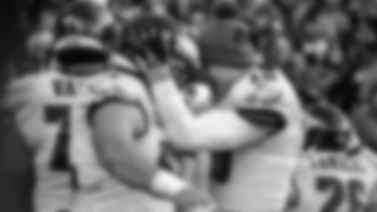 C Jason Kelce and QB Josh McCown