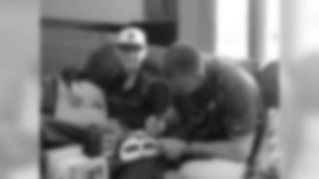 Now, Alex has a signed Ertz jersey to add to his collection