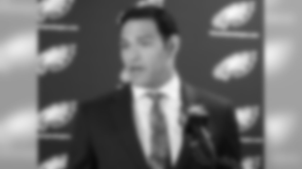 QB Mark Sanchez responds to a question during his press conference