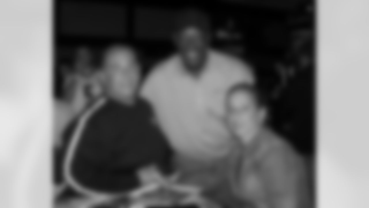 Pete and Deanne Katsaros with Harold Carmichael