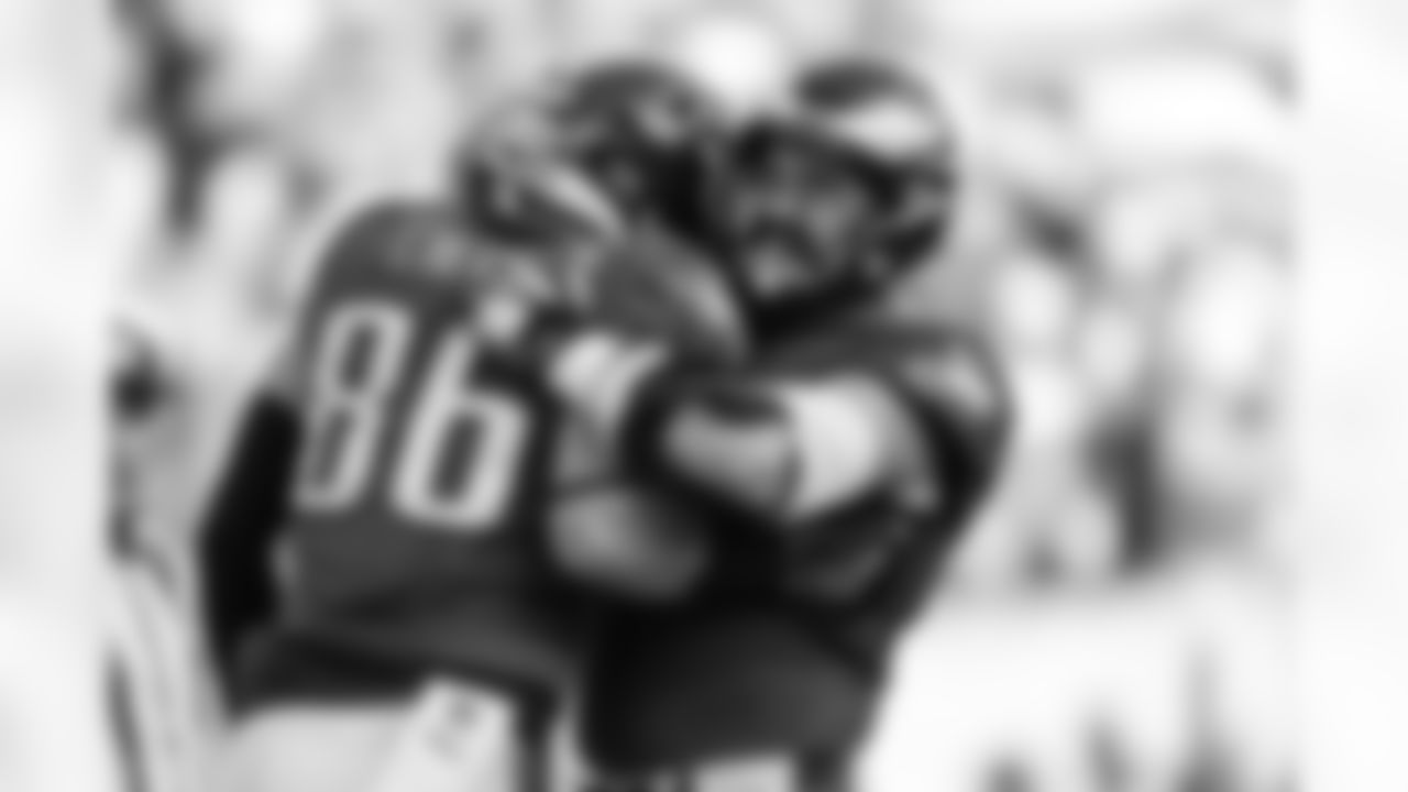TE Zach Ertz and C Jason Kelce