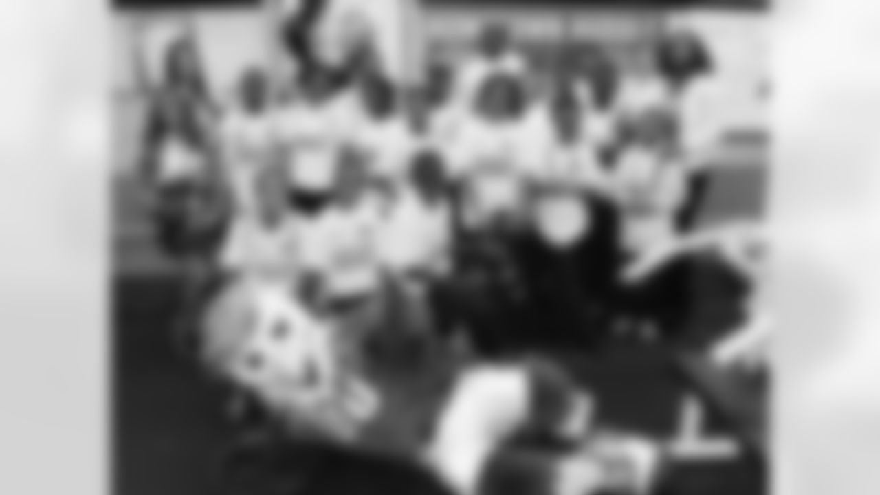 A group shot to wrap up an exciting day at General Louis Wagner Middle School