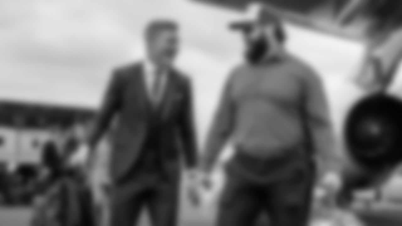 QB Josh McCown and C Jason Kelce