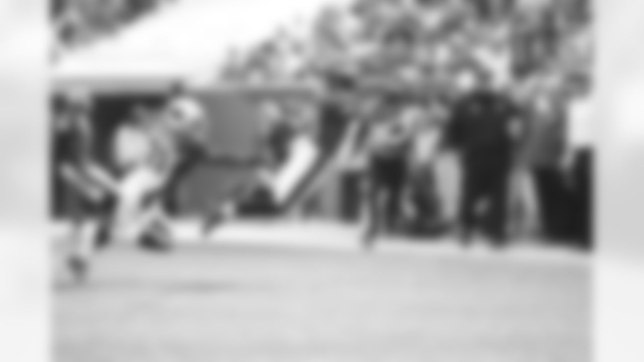 WR Steve Smith stretches out for the pass