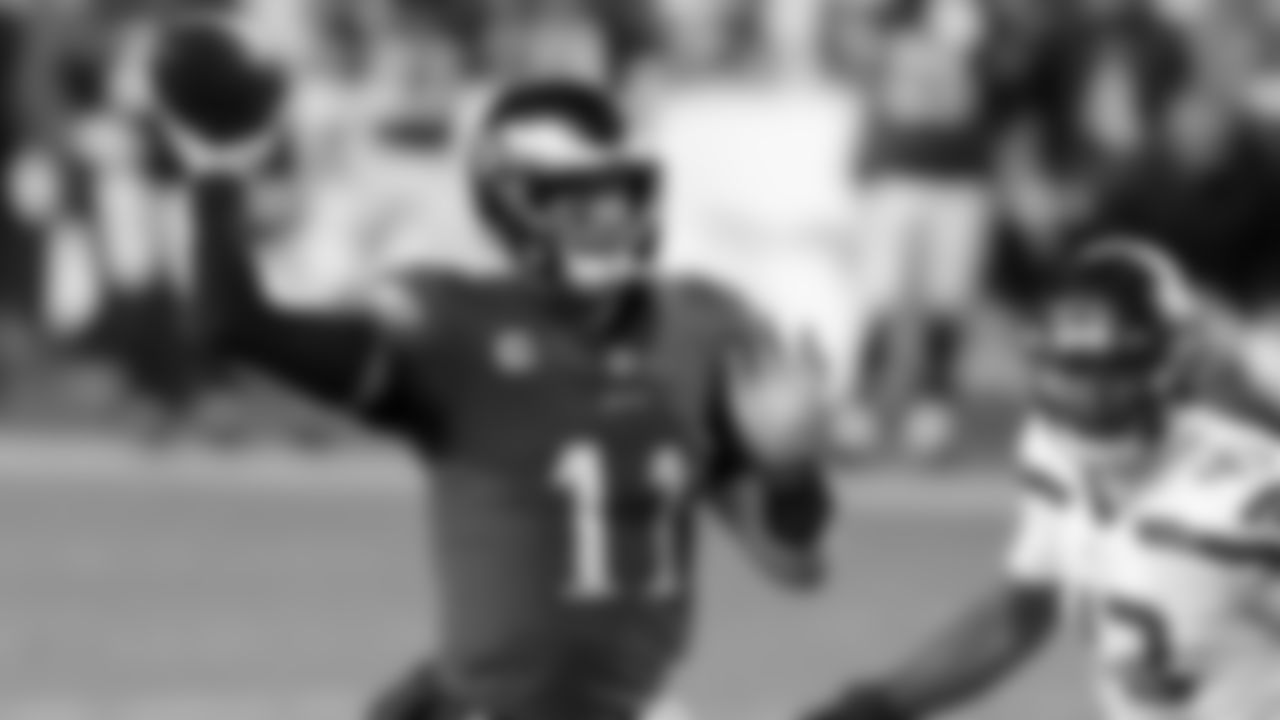 QB Carson Wentz
Philadelphia Eagles vs. Seattle Seahawks at Lincoln Financial Field on November 30, 2020