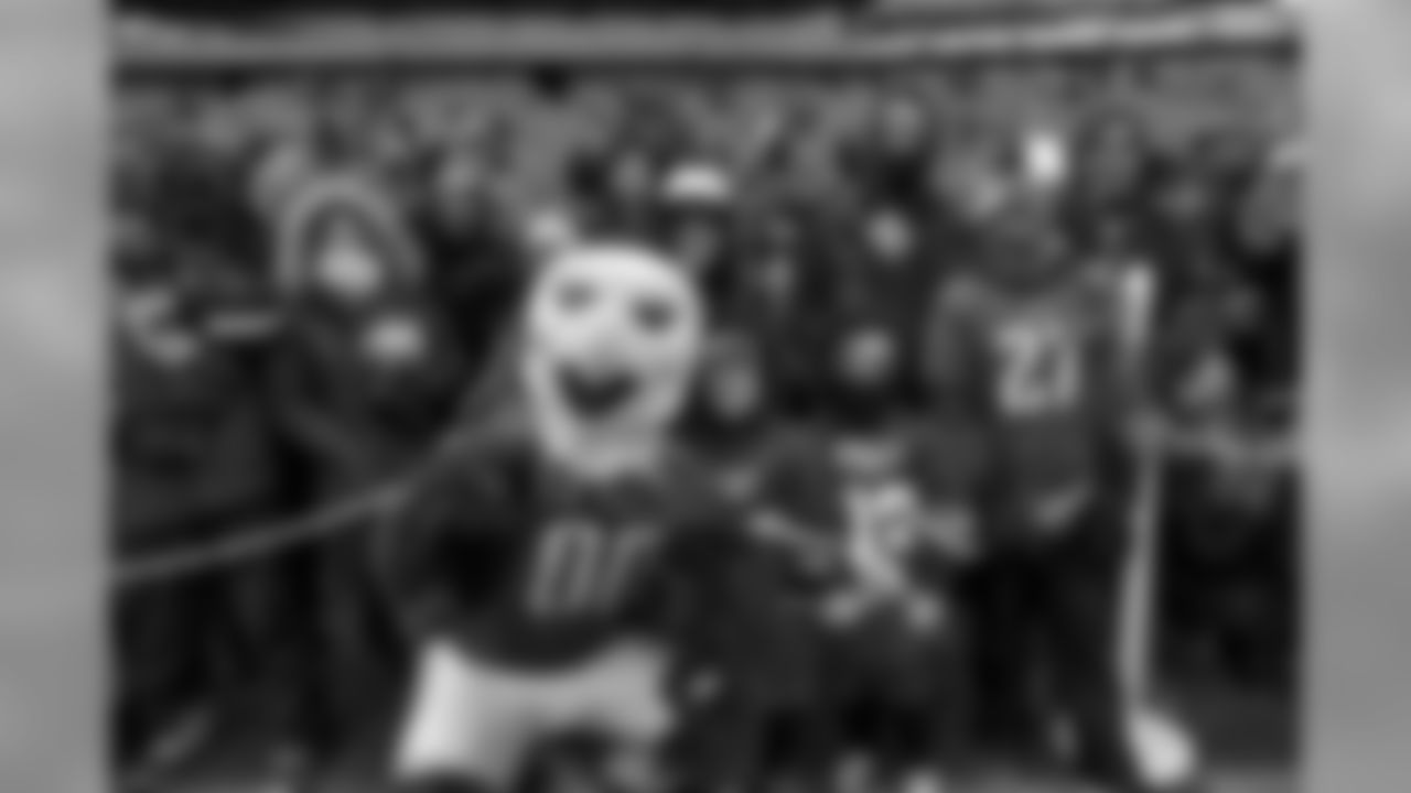 Fans staying warm with SWOOP before the game
