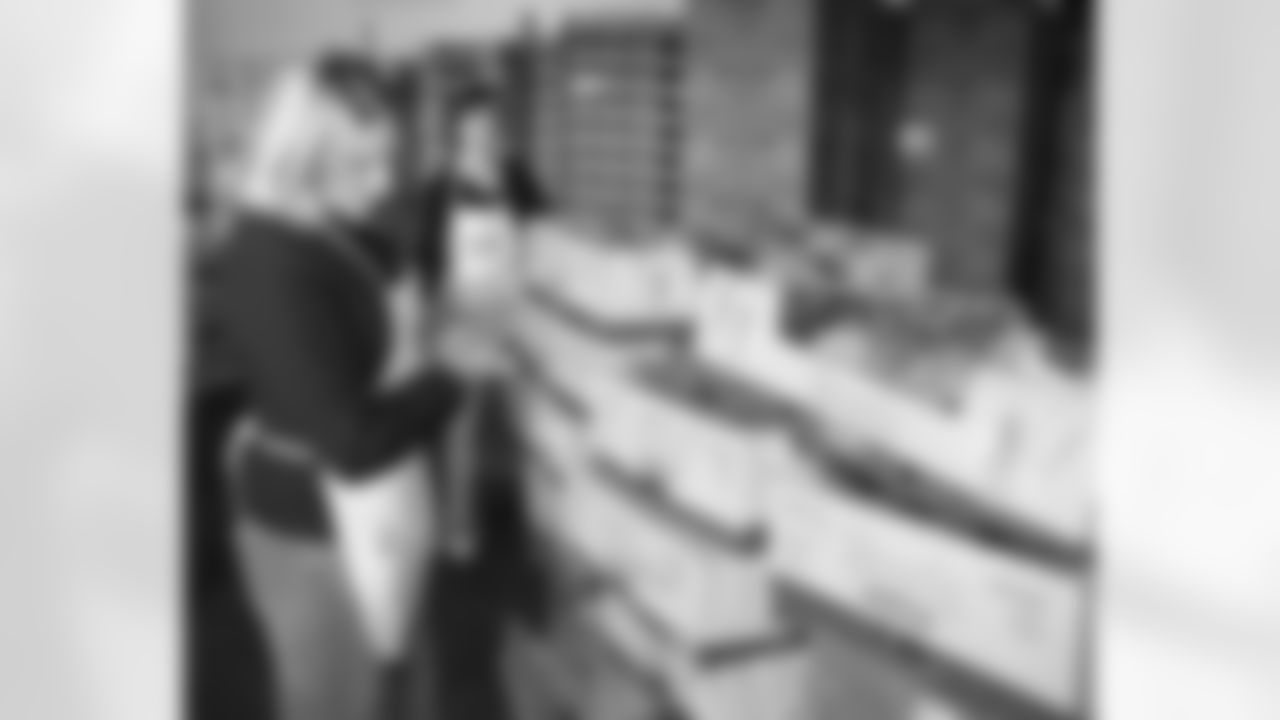 Fresh produce like pineapples and bananas are handed out by Philabundance weekly