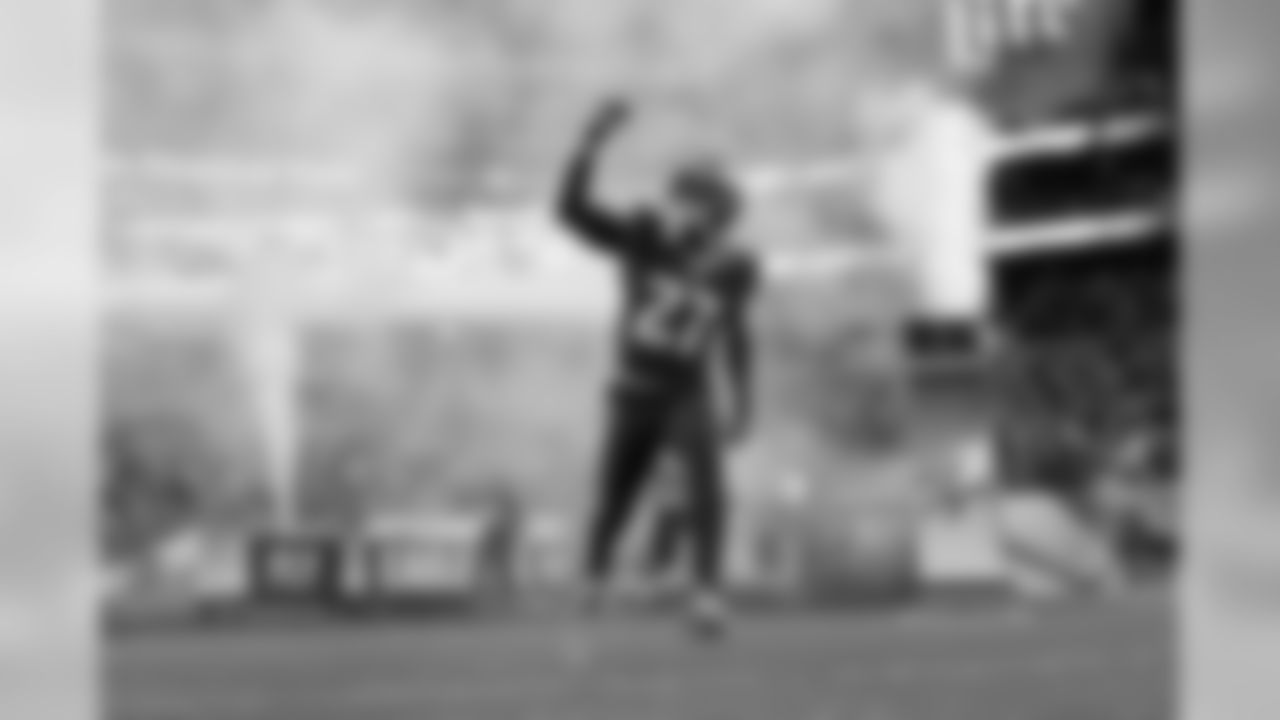 Jenkins' 10th career interception came against Cam Newton and the Panthers in 2015
