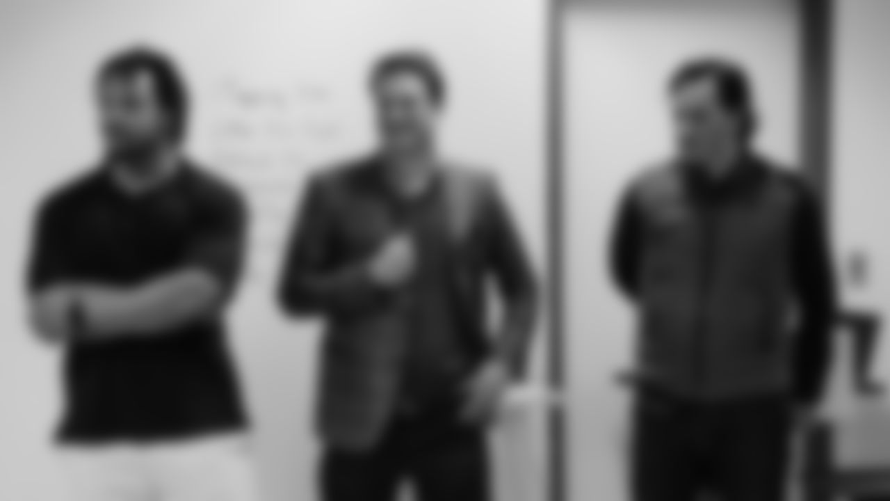 Najee Goode stands with his VeePiO partners, Jonathan Ohliger and Grant Wiley