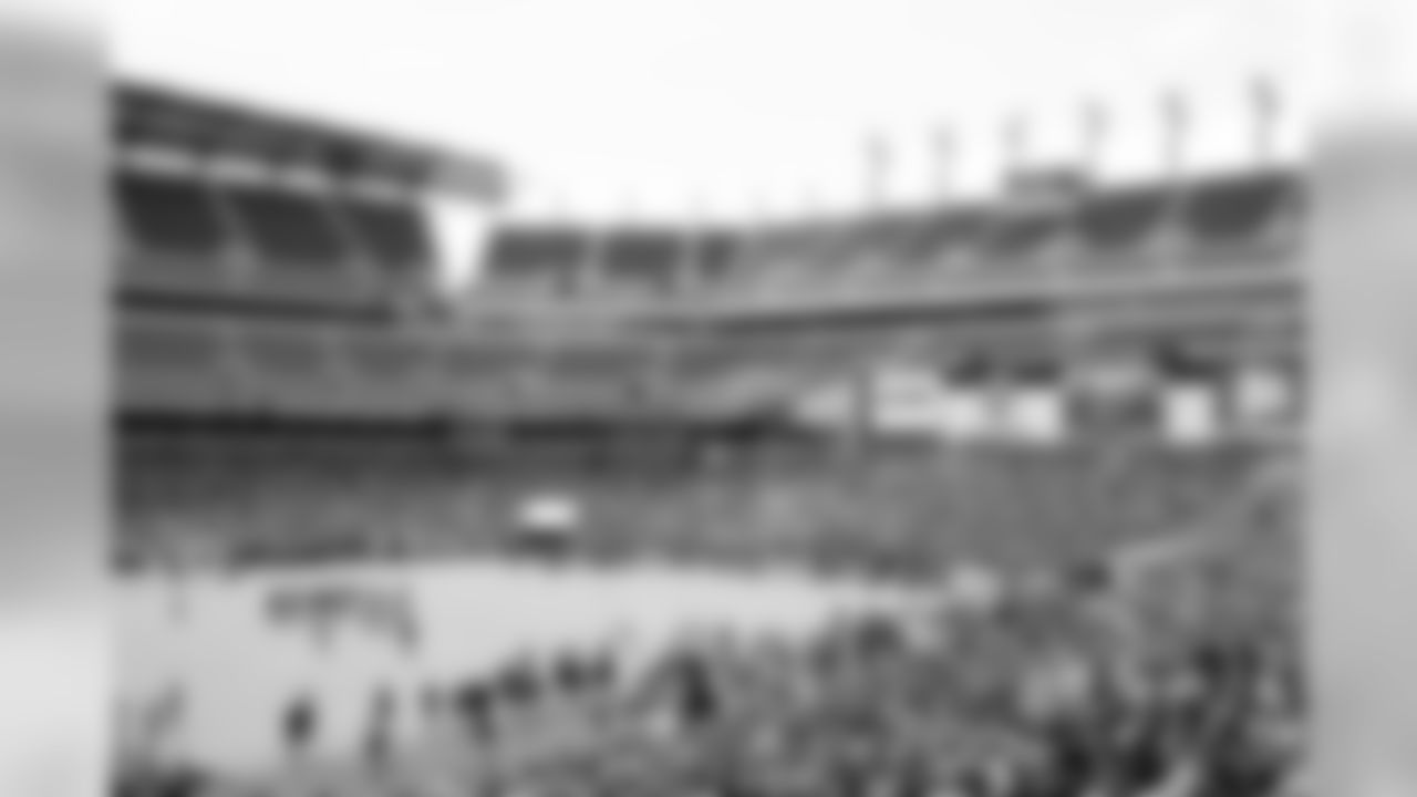 A scenic view of Eagles Open Practice.