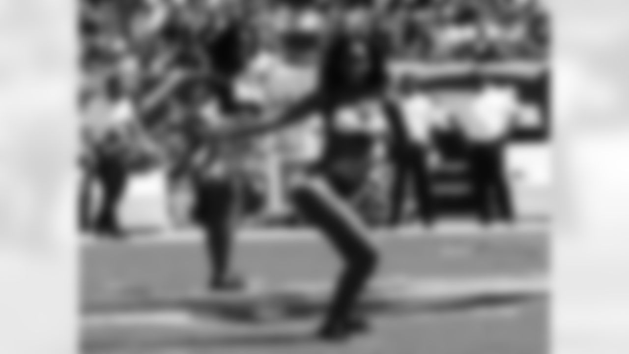 Erica and Kayla performing a pregame dance