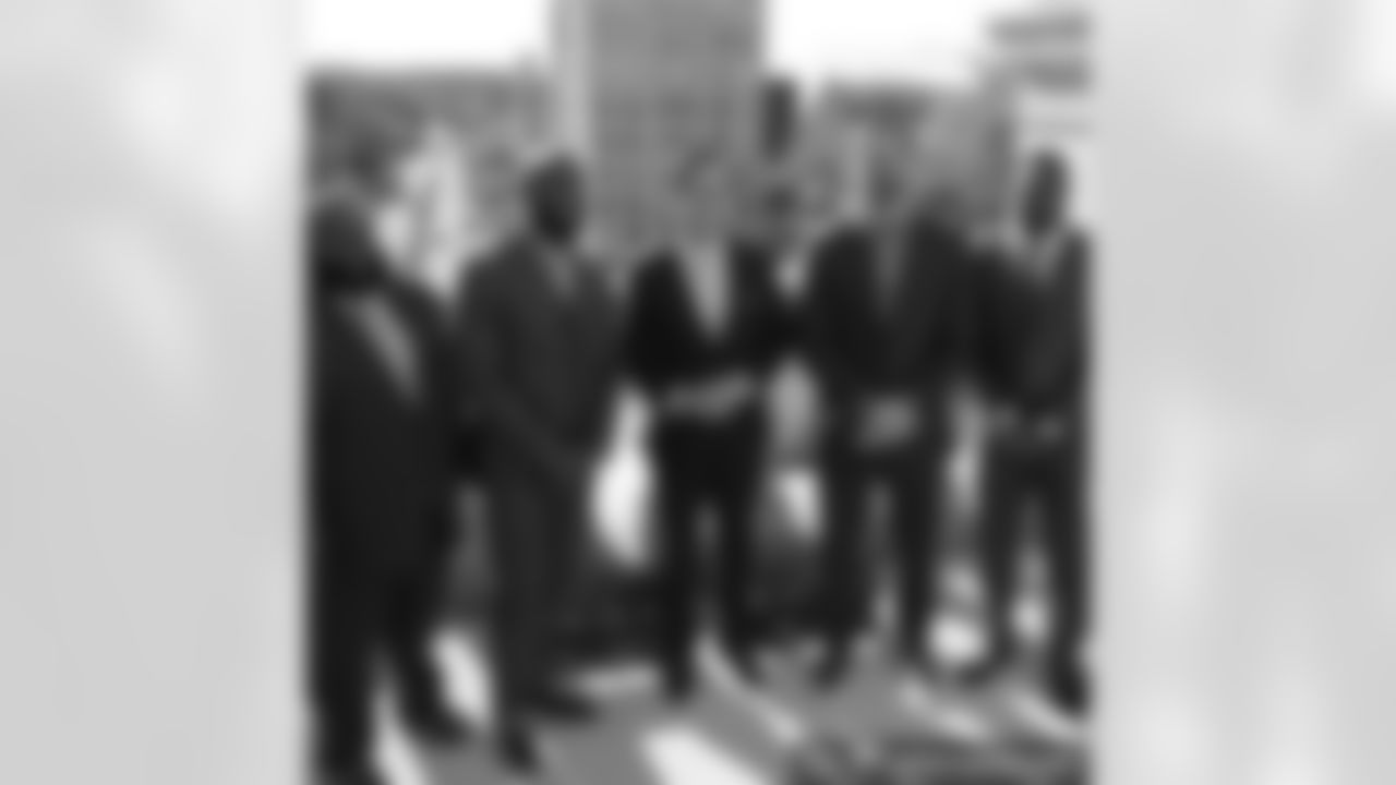 "A really informative, productive and exciting day at the state capitol building." - Chris Long, Torrey Smith, and Malcolm Jenkins met with officials to discuss the Clean Slate Act.