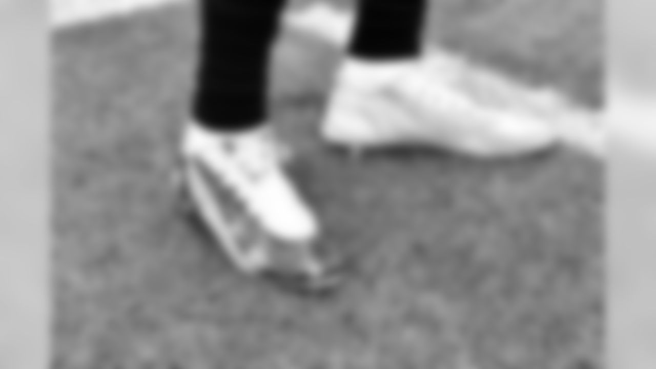 Eagles players sporting custom cleats for My Cause My Cleats.