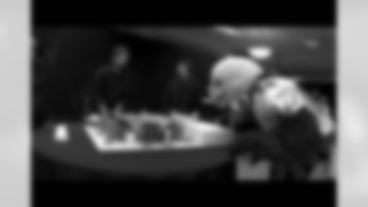 Under SWOOP's watchful eye, the cake crew created a pastry version of Lincoln Financial Field