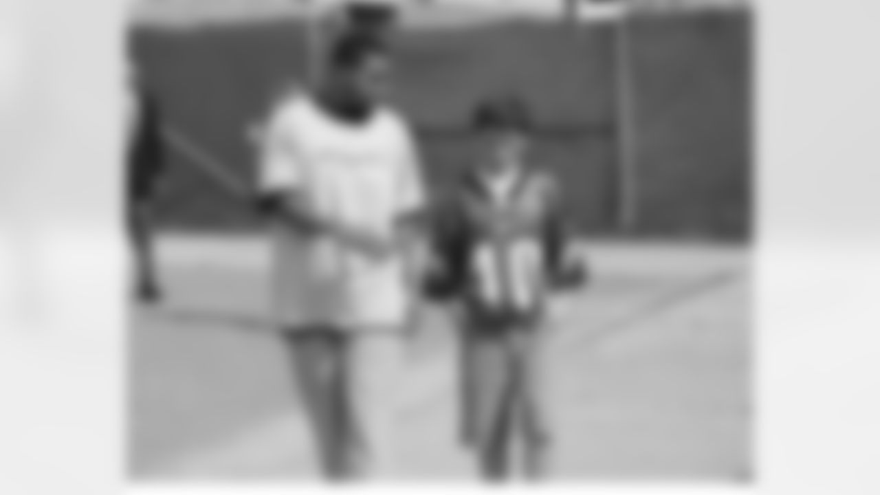 Jason Begley ended his morning by walking out with his new friend DeSean