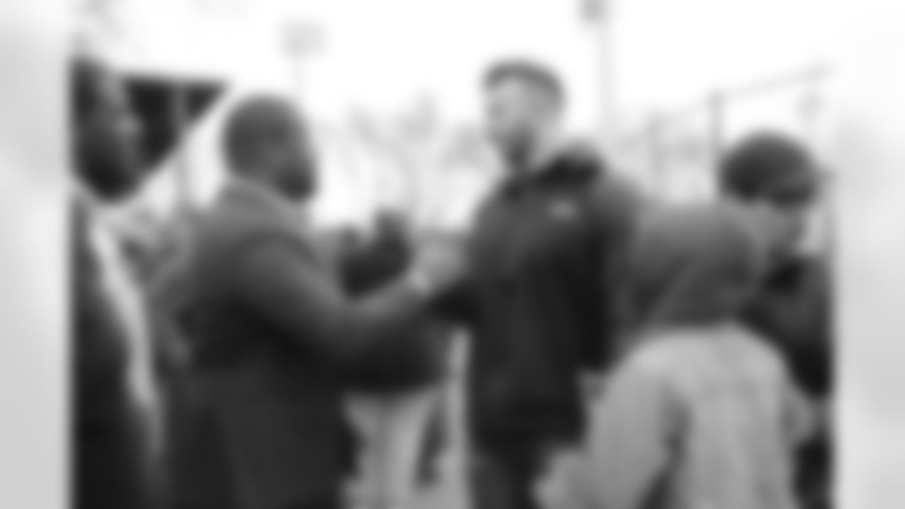 Barwin and Johnson helped ensure the new multipurpose field will be turf