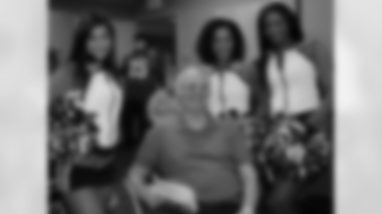 The Eagles Cheerleaders got the pep rally going on Monday