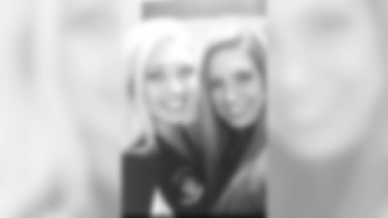 Hanging out with roommate Taylor of the Saintsations