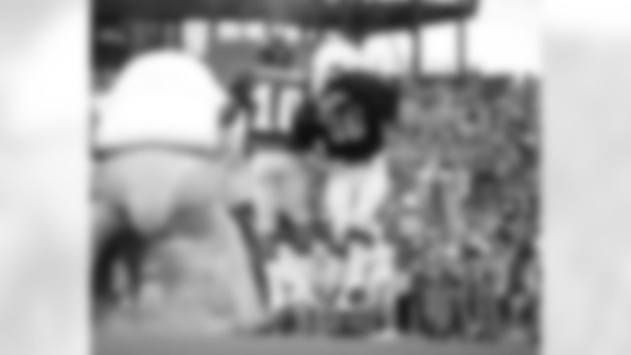 DeSean Jackson and Swoop after Jackson's introduction