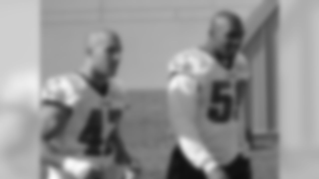 The leaders for special teams and the defense, S Chris Margos and LB DeMeco Ryans