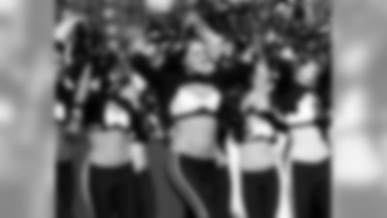 Paige and the rest of the Eagles Cheerleaders