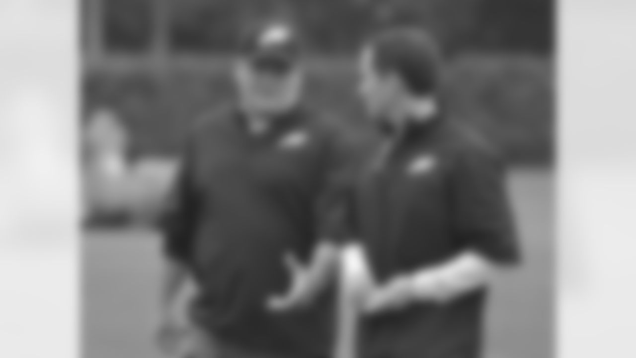 Chip Kelly and Howie Roseman talk football