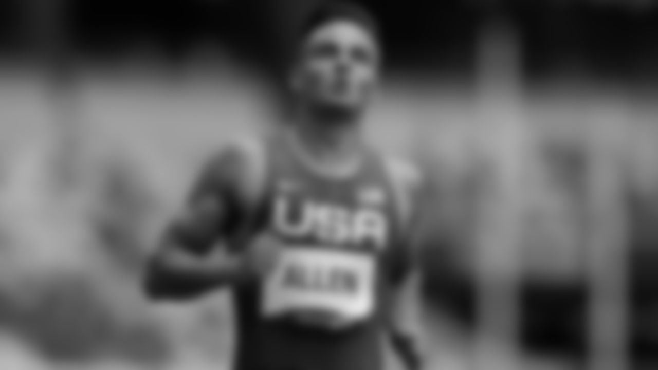 WR Devon Allen is a two-time Olympian