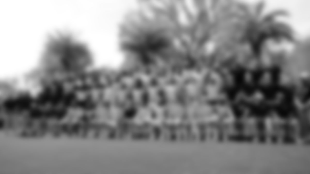 The NFC team poses for group photos