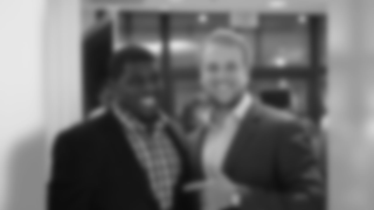 Emmanuel Acho and Matt Barkley show off their sense of style