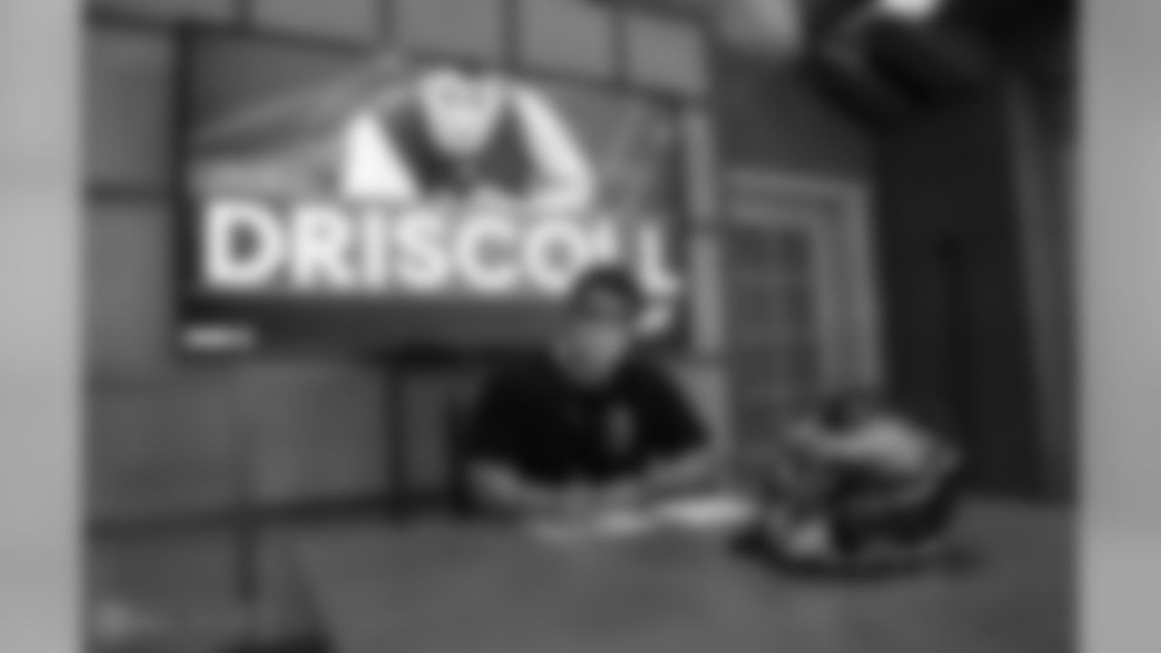 T Jack Driscoll: "Excited to officially be a part of the Philadelphia Eagles organization! Can't wait to get to work! #FlyEaglesFly"