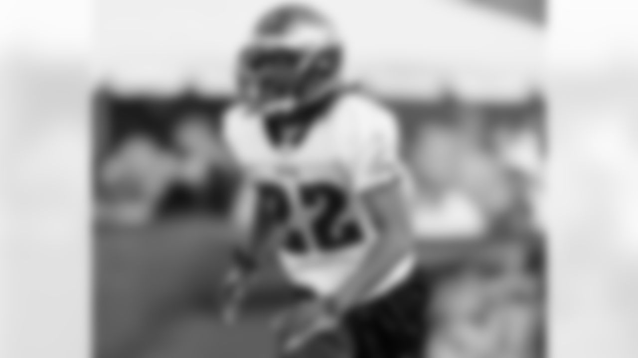 CB Asante Samuel practiced with the team on Saturday afternoon
