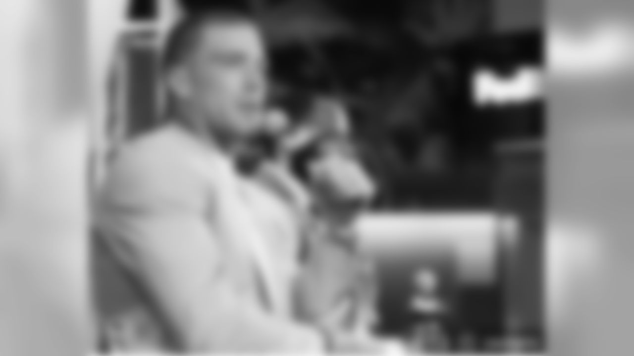 Zach Ertz attended the NFL Solutions Huddle event on Wednesday at Lincoln Financial Stadium.